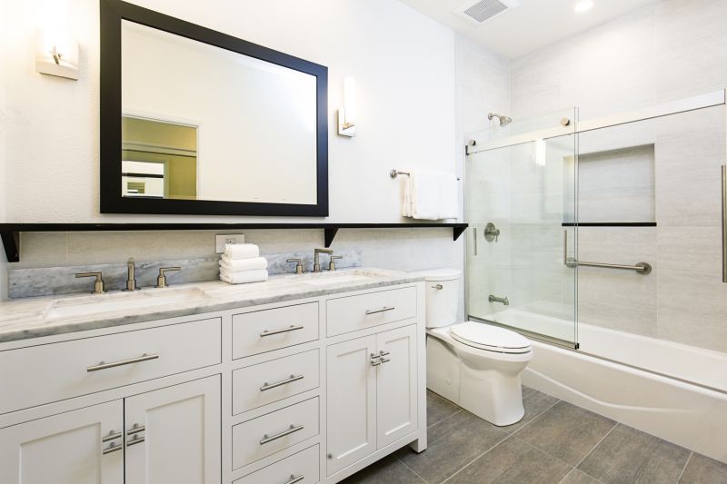 Double Vanity with Storage