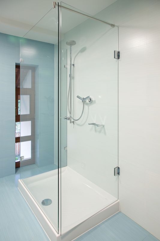 Stylish Shower with Frameless Glass